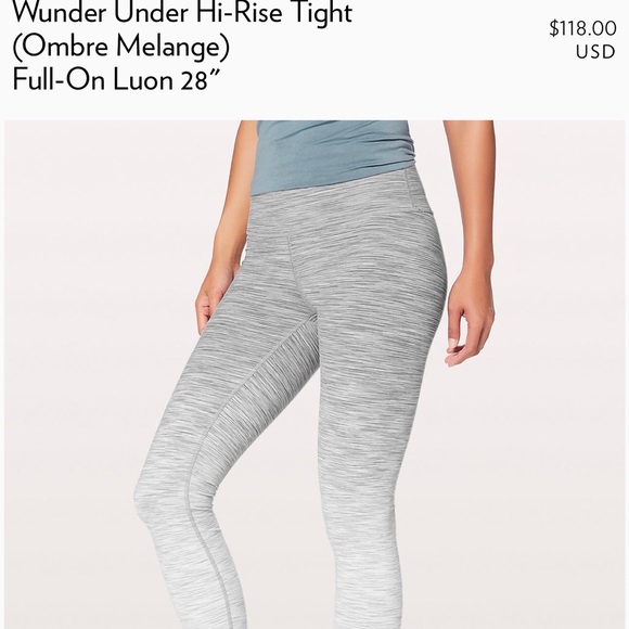Lululemon Wonder Under High Rise Tight Ombré - Picture 6 of 6